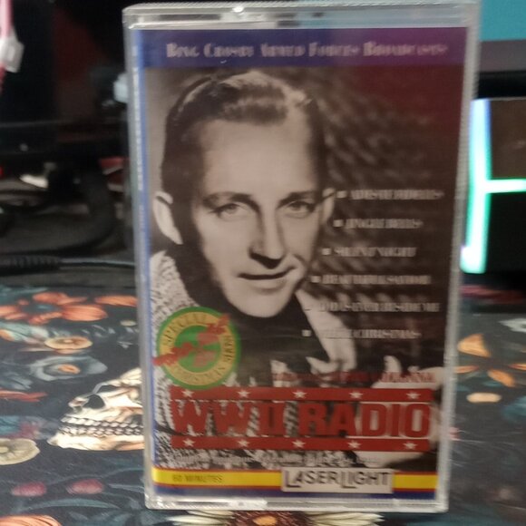 Bing Crosby Armed Forces Broadcasts Special Christmas Show Cassette Tape - Picture 1 of 5